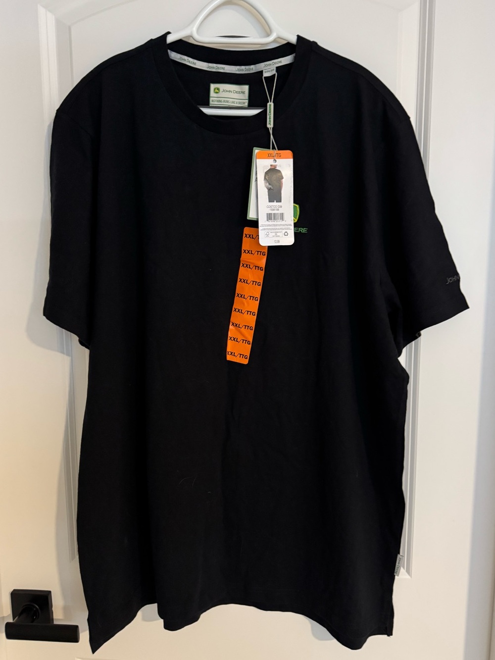 John Deere Black Short Sleeve Crew Neck Tee - XXL